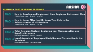 February 2020 AASHPI Learning Sessions