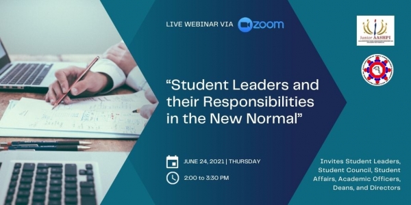 Student Leaders and their Responsibilities in the New Normal