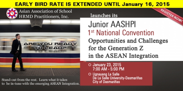 1st Jr. AASHPI National Convention