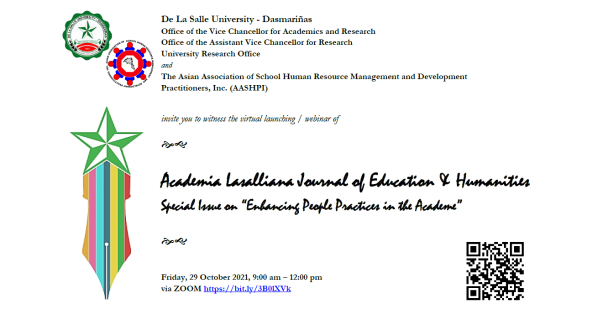 Academia Lasalliana Journal of Education &amp; Humanities Special Issue on &quot;Enhancing People Practices in the Academe&quot;